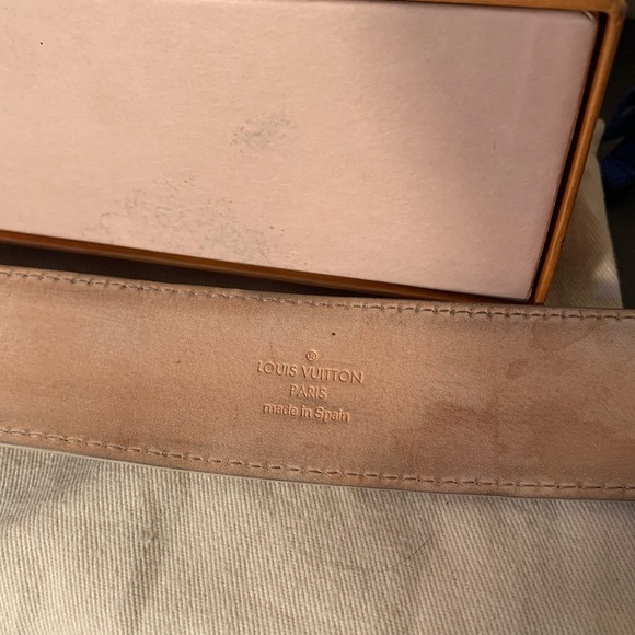 Louis Vuitton Damier Azur Initiales Belt - Picture 5 of 8